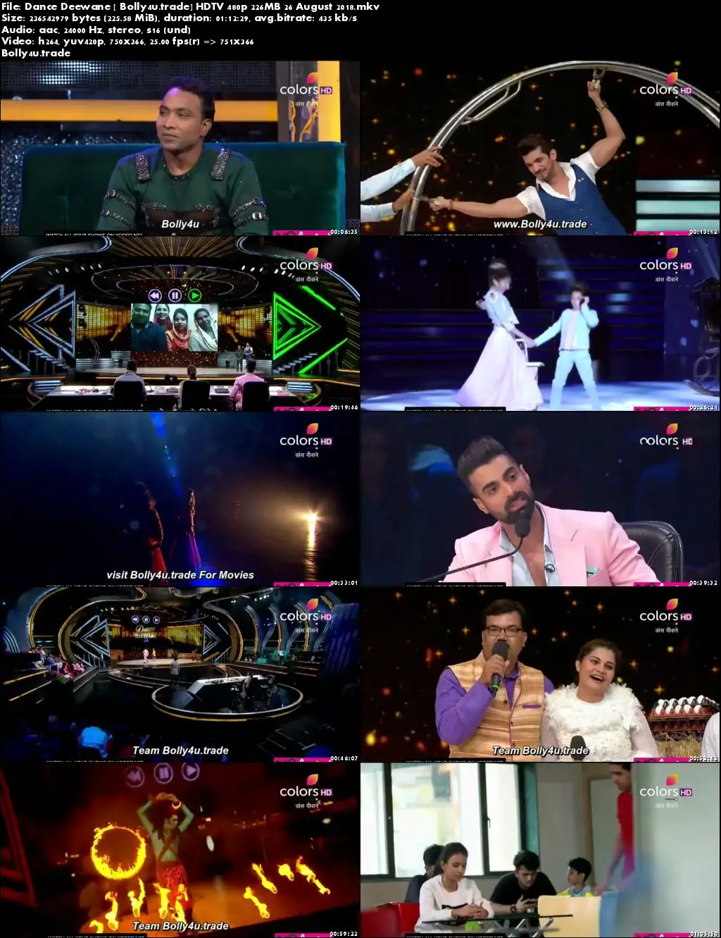 Dance Deewane HDTV 480p 200MB 26 August 2018 Download Dance Deewane HDTV 480p 200MB 26 August 2018 Download