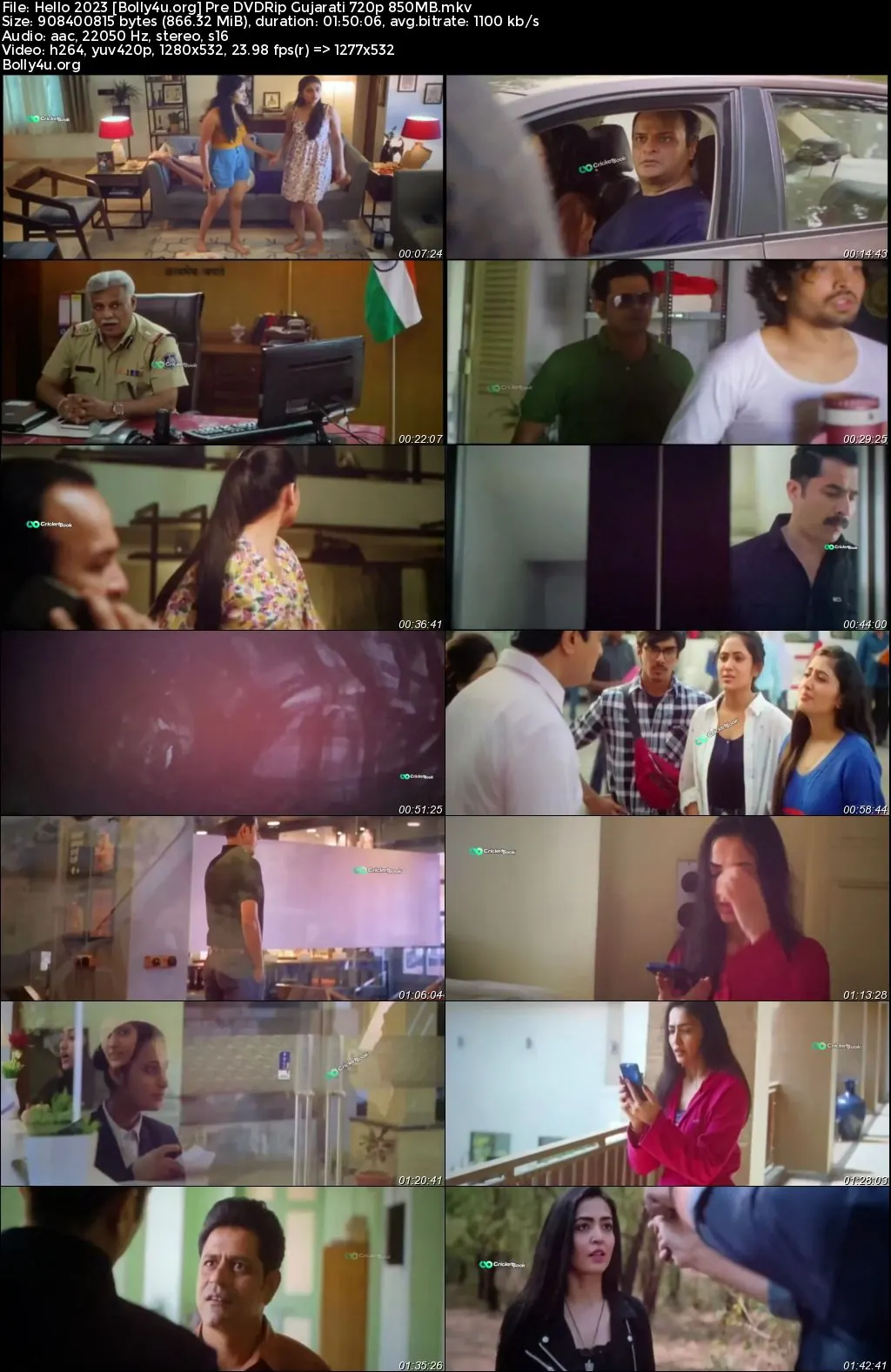 Hello 2023 Pre DVDRip Gujarati Full Movie Download 720p  480p