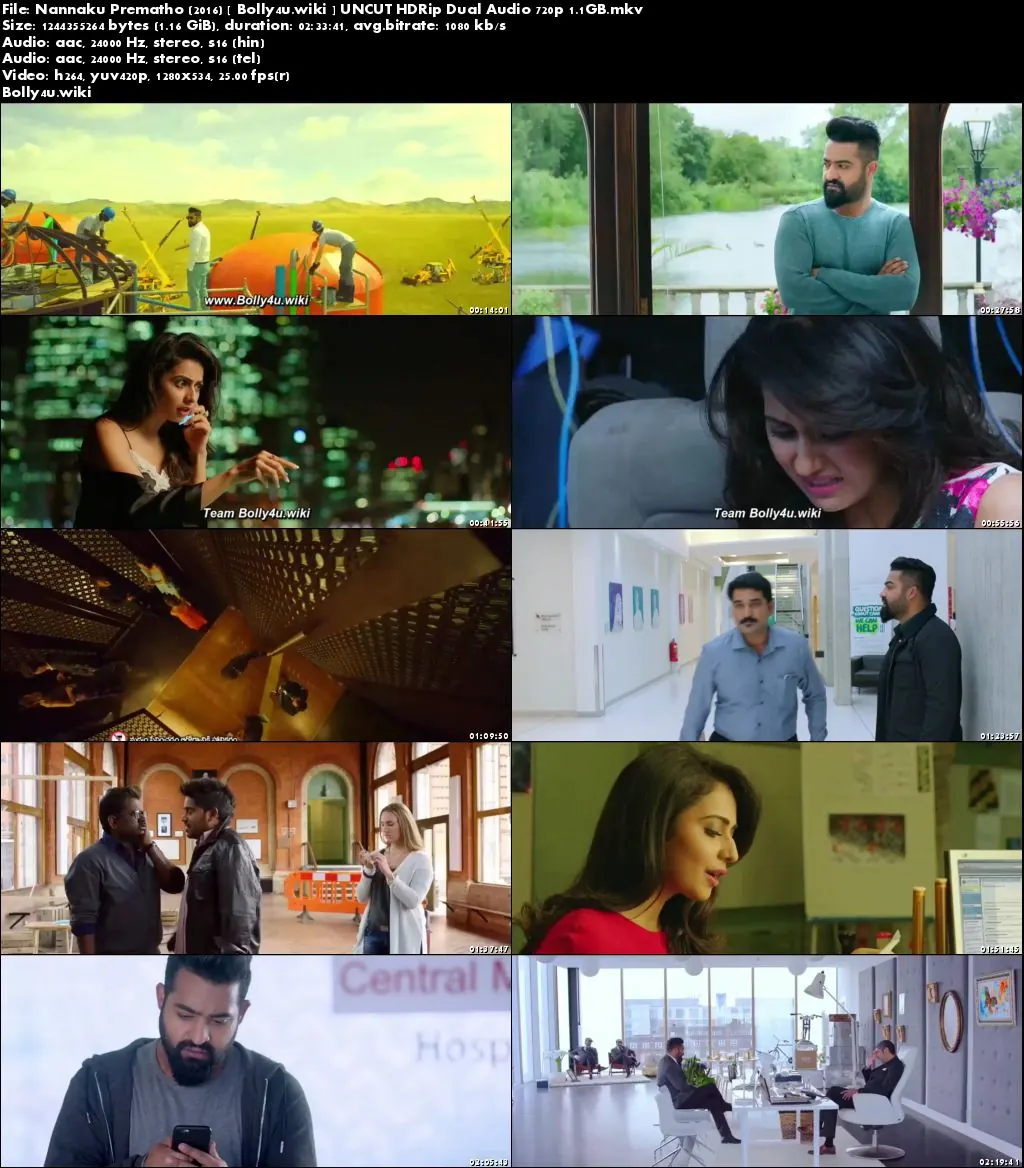 Nannaku Prematho 2016 HDRip 450Mb UNCUT Hindi Dual Audio 480p Download Nannaku Prematho 2016 HDRip 450Mb UNCUT Hindi Dual Audio 480p Download
