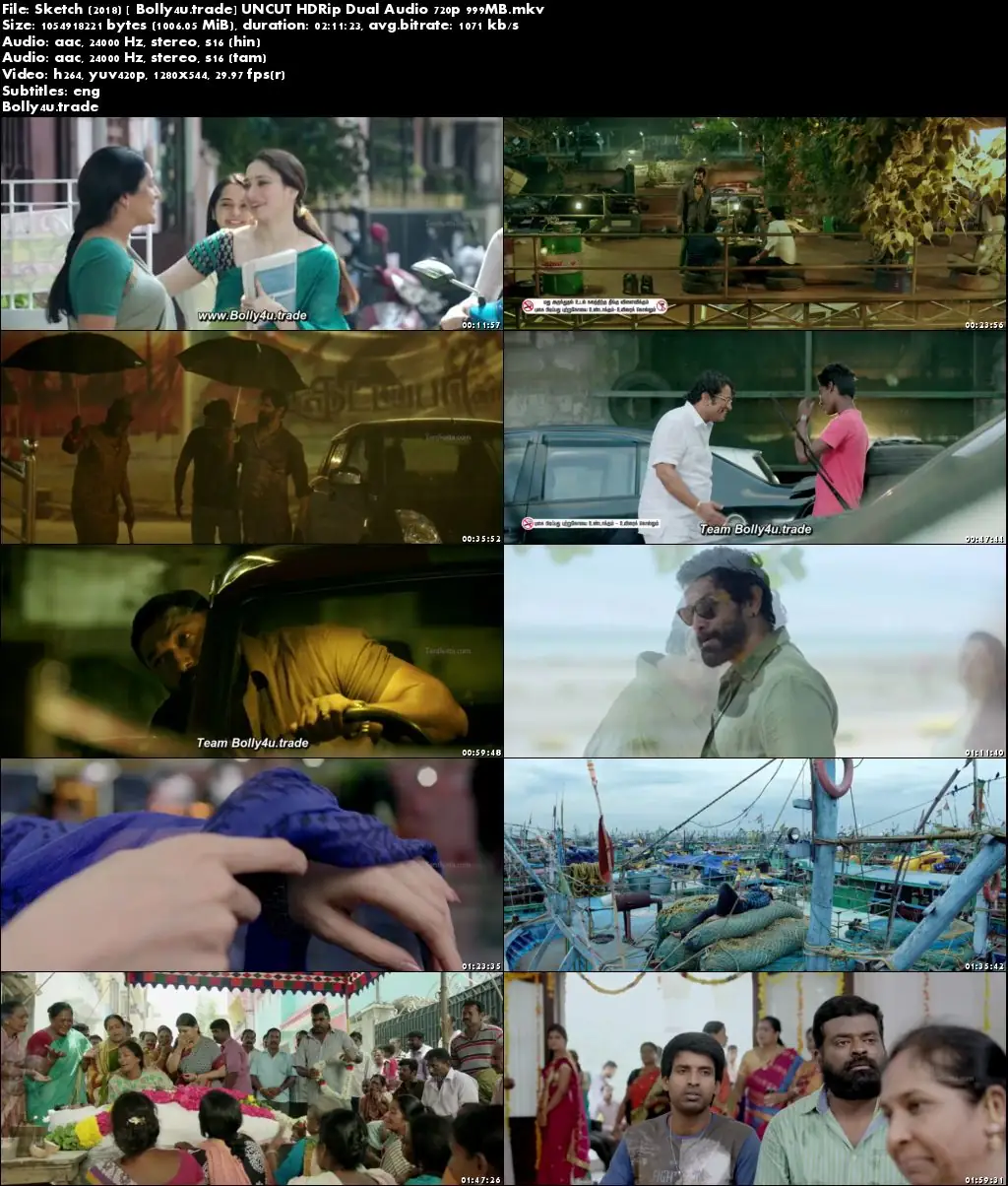 Sketch 2018 HDRip 400MB UNCUT Hindi Dual Audio ORG 480p Download