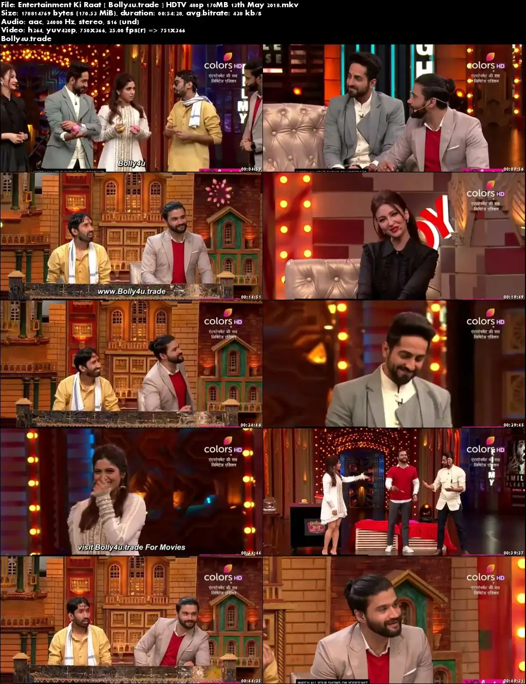 Entertainment Ki Raat HDTV 480p 170MB 13 May 2018 Download Entertainment Ki Raat HDTV 480p 170MB 13 May 2018 Download