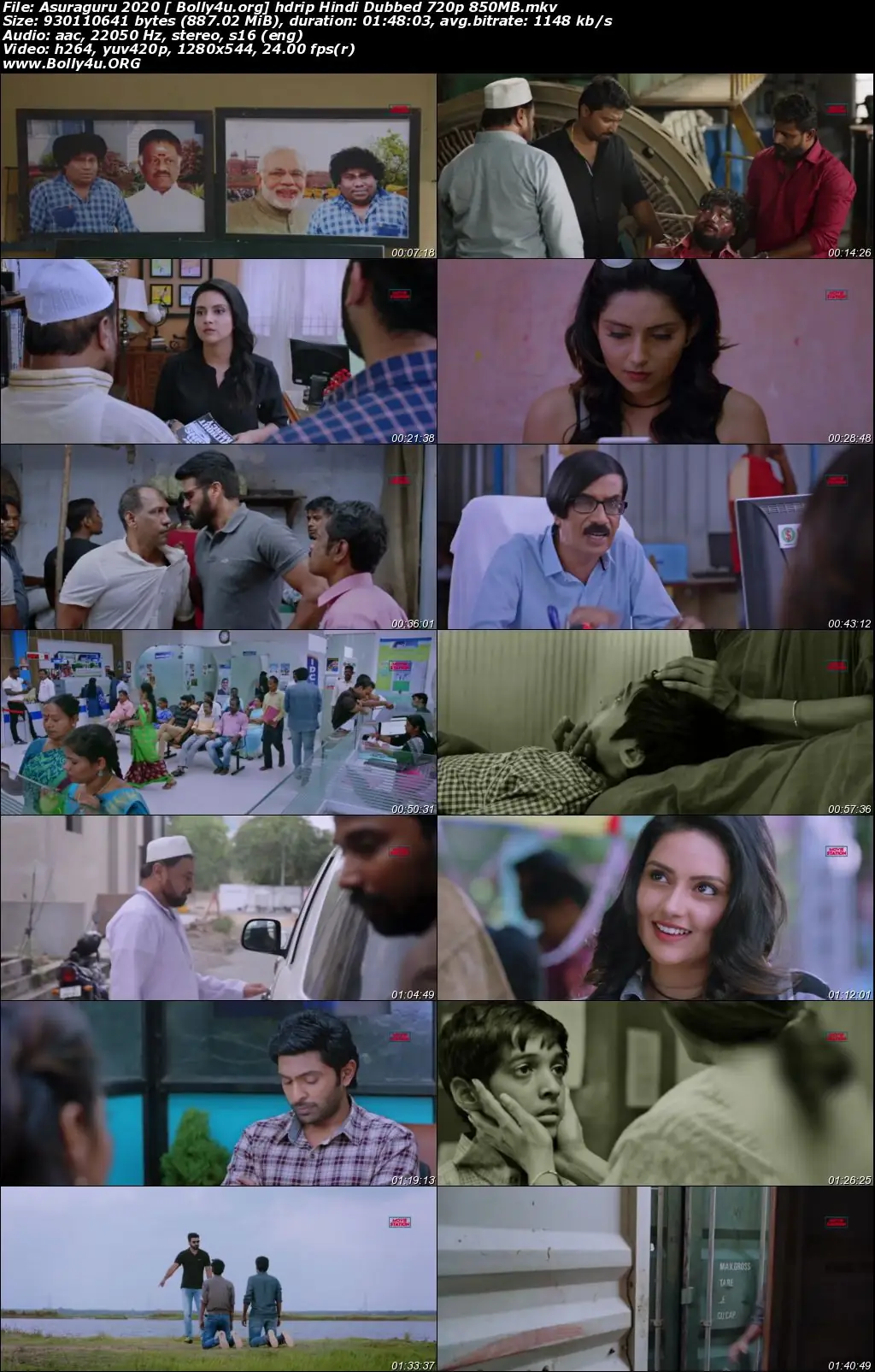 Asuraguru 2020 HDRip 850MB Hindi Dubbed 720p Download