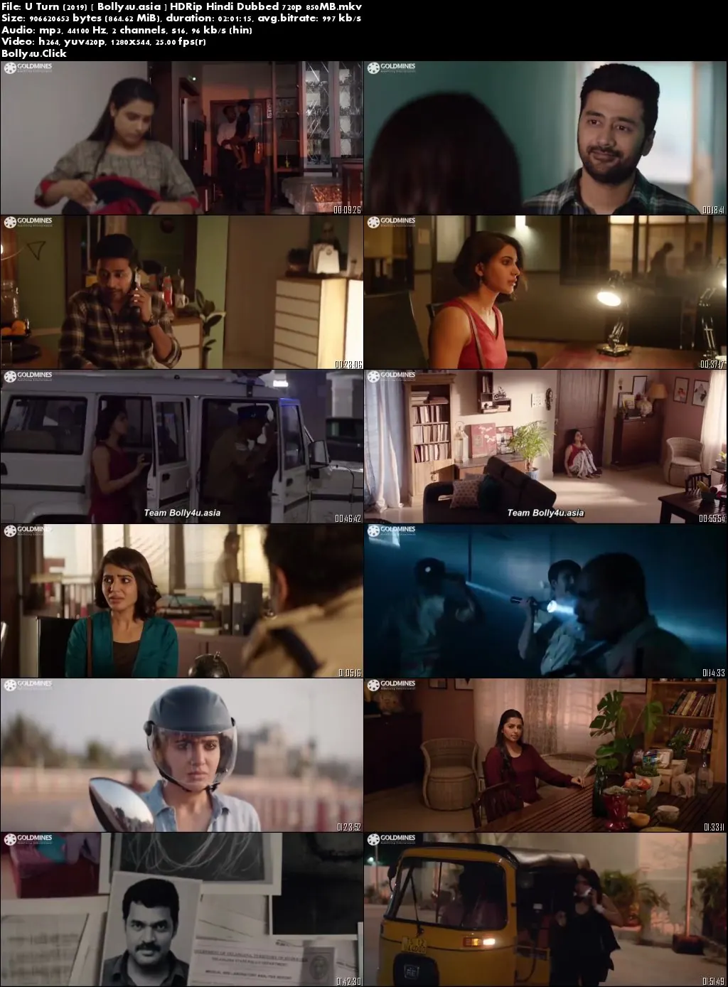 U Turn 2019 HDRip 300MB Hindi Dubbed 480p Download U Turn 2019 HDRip 300MB Hindi Dubbed 480p Download