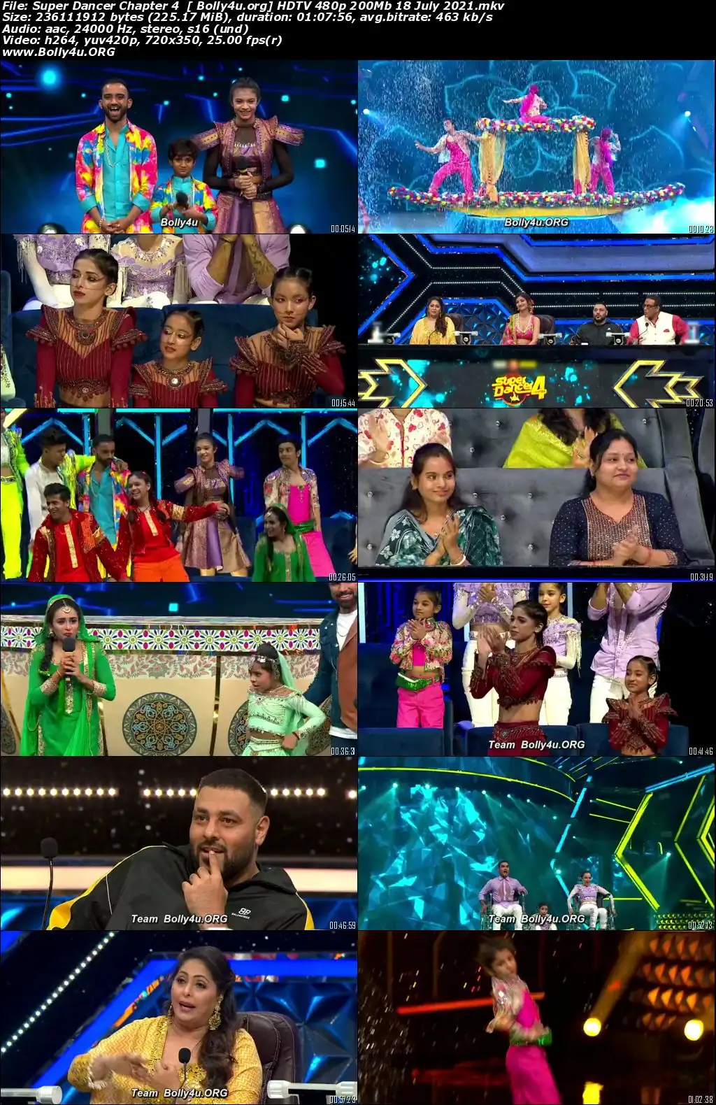 Super Dancer Chapter 4 HDTV 480p 200Mb 18 July 2021 Download