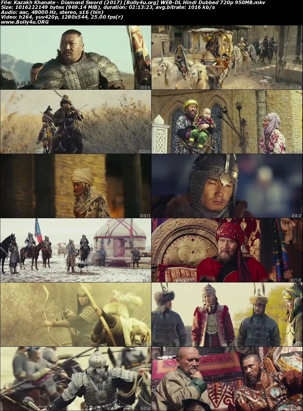 Kazakh Khanate Diamond Sword 2017 WEB-DL Hindi Dubbed Full Movie Download 720p  480p