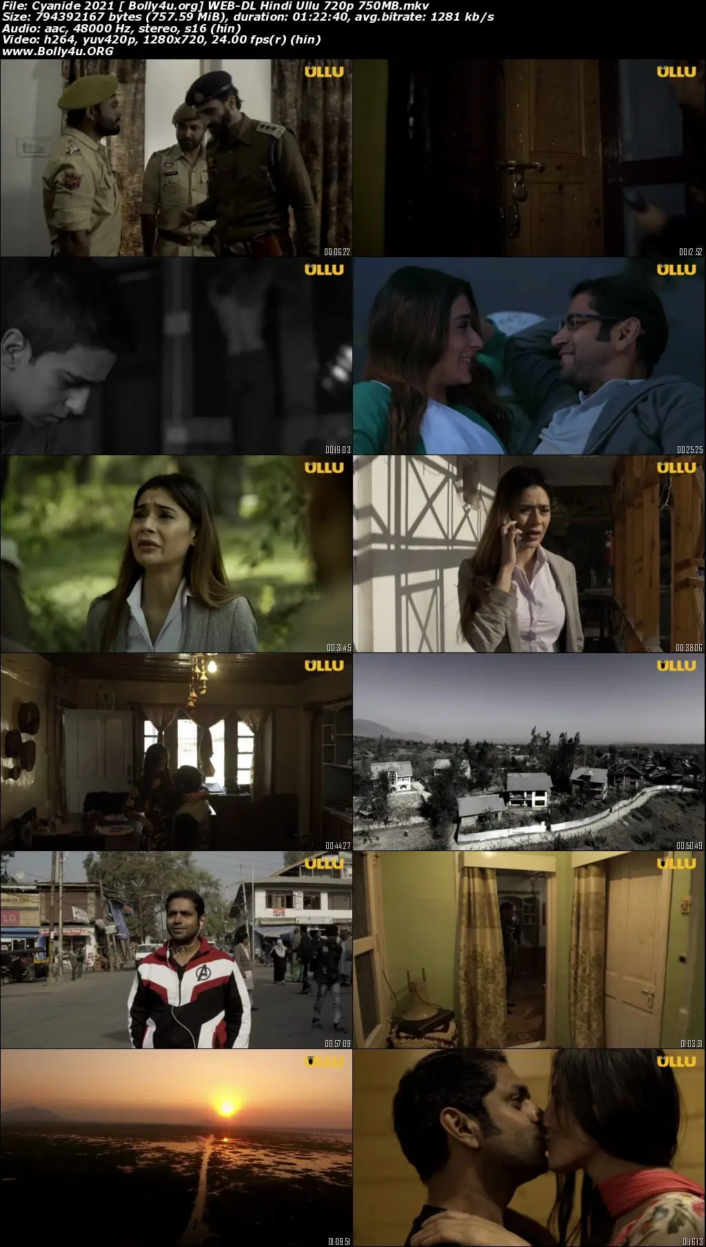 Cyanide 2021 WEB-DL 750MB Hindi ULLU S01 Download 720p