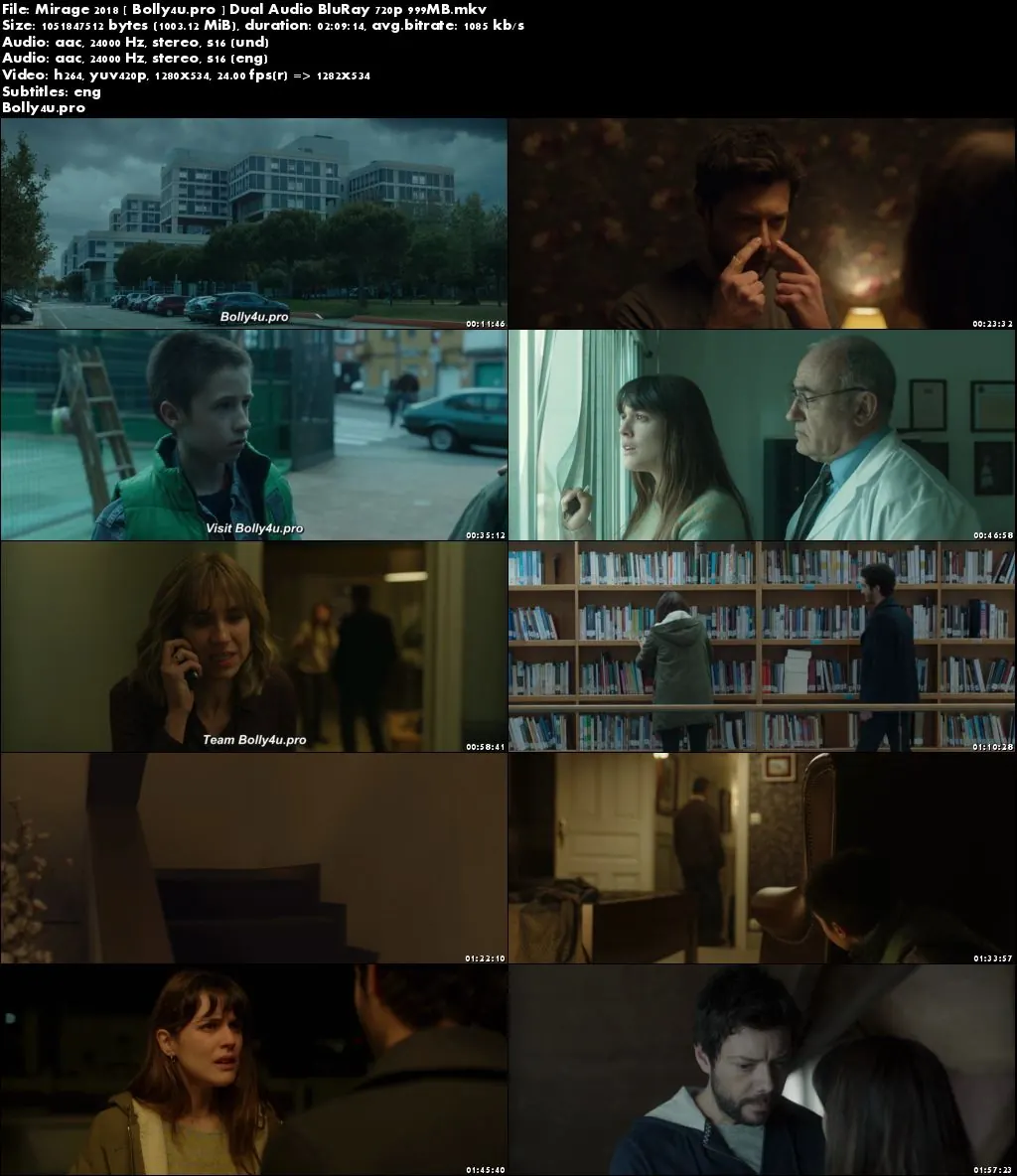 Mirage 2018 BluRay 999Mb Hindi Dual Audio 720p ESub Download