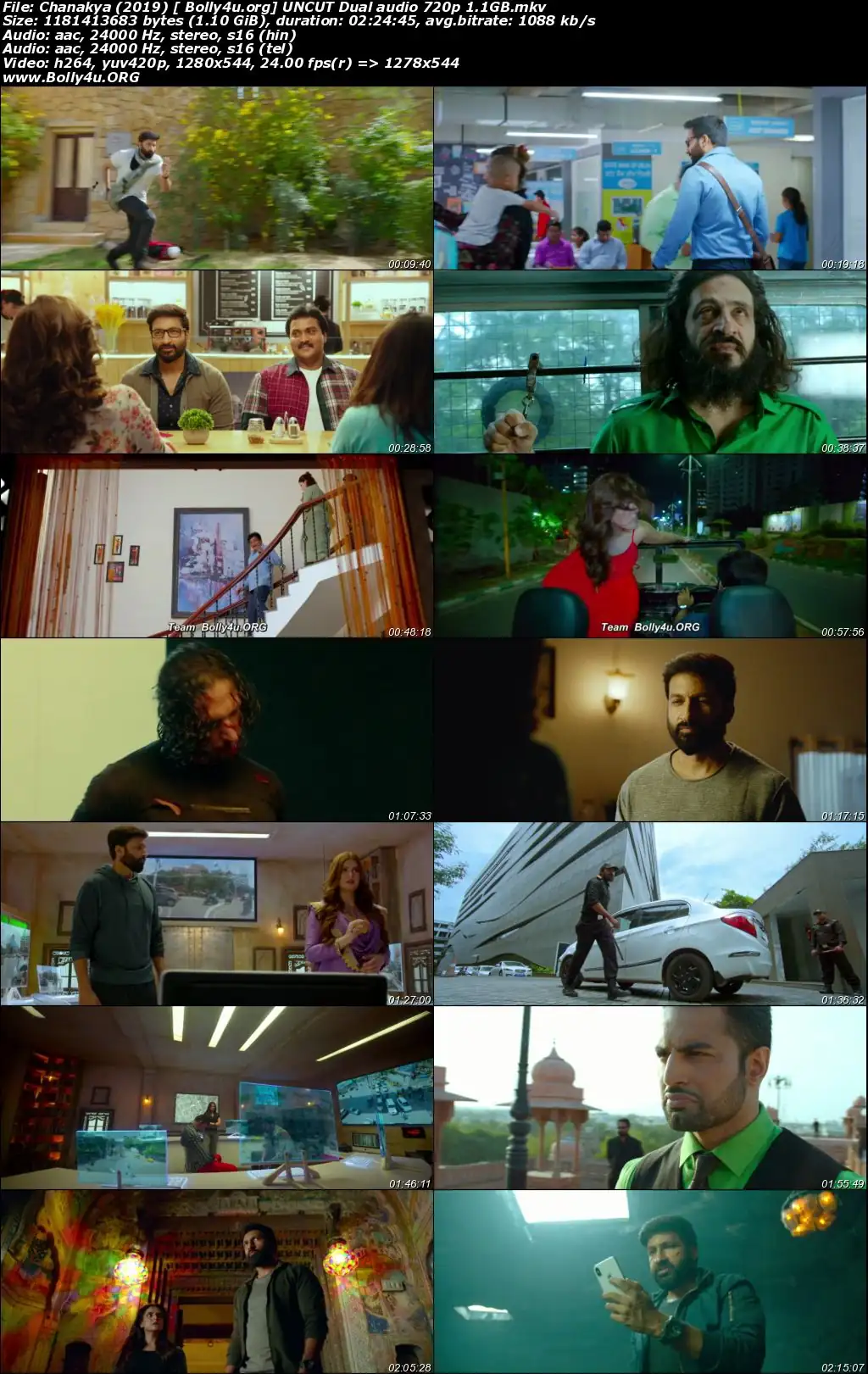 Chanakya 2019 WEB-DL 450Mb UNCUT Hindi Dual Audio 480p Download