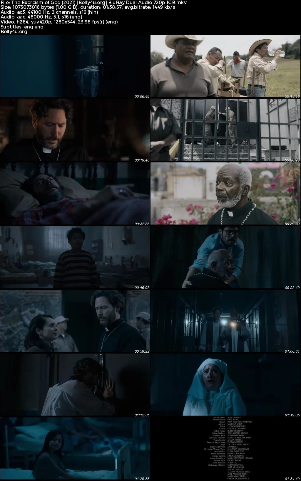 The Exorcism of God 2021 BluRay Hindi Dual Audio Full Movie Download 720p  480p