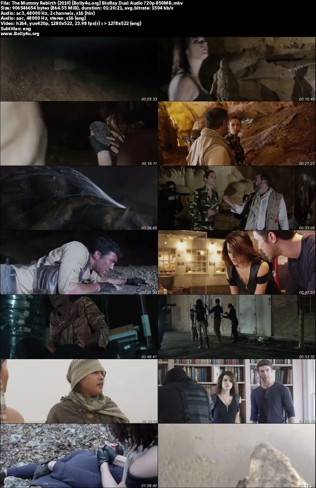 The Mummy Rebirth 2019 BluRay Hindi Dual Audio Full Movie Download 720p  480p