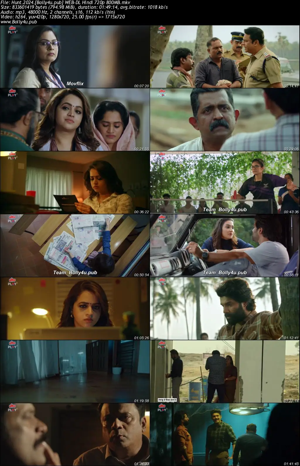 Hunt 2024 WEB-DL Hindi Full Movie Download 1080p  720p  480p