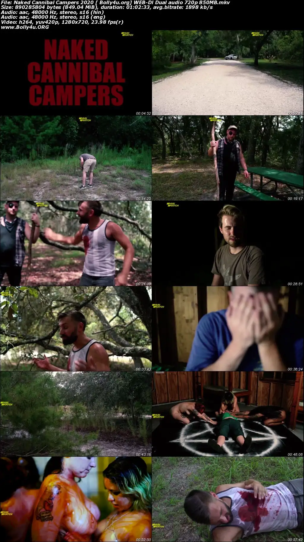  Naked Cannibal Campers 2020 WEB-DL 200Mb Hindi Dual Audio 480p Download