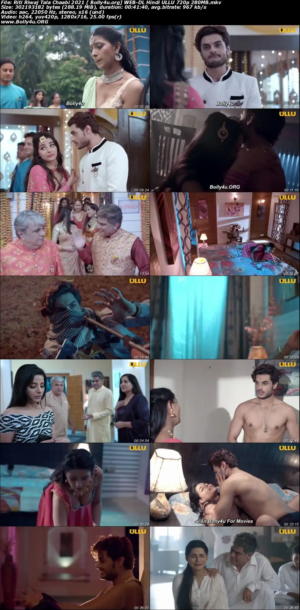 Riti Riwaj Tala Chaabi 2021 WEB-DL 280MB Hindi ULLU 720p Download