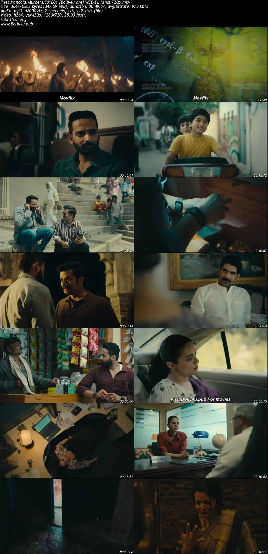 Mandala Murders 2025 WEB-DL Hindi S01 Complete Download 720p  480p