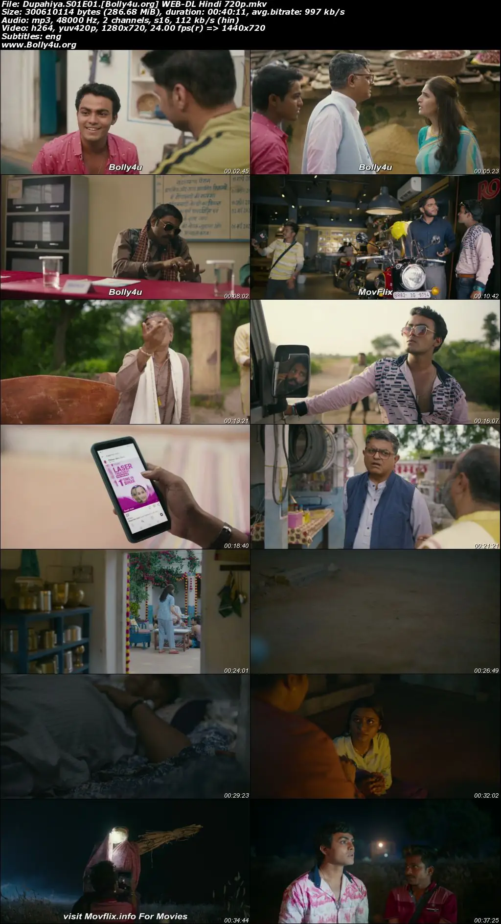 Dupahiya 2025 WEB-DL Hindi S01 Complete Download 720p  480p
