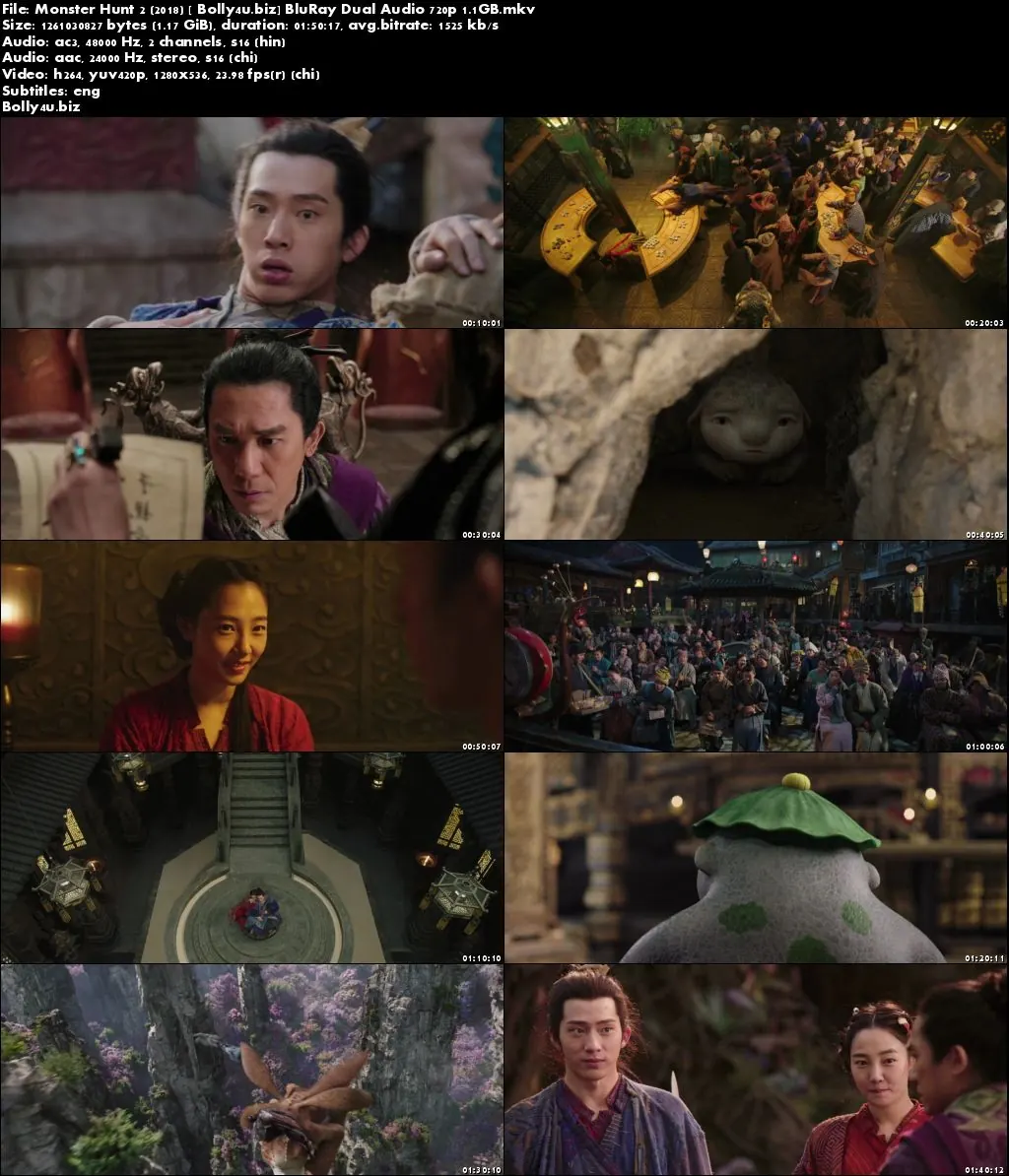 Monster Hunt 2 2018 BluRay Hindi Dubbed Dual Audio 720p ESub Download Monster Hunt 2 2018 BluRay Hindi Dubbed Dual Audio 720p ESub Download