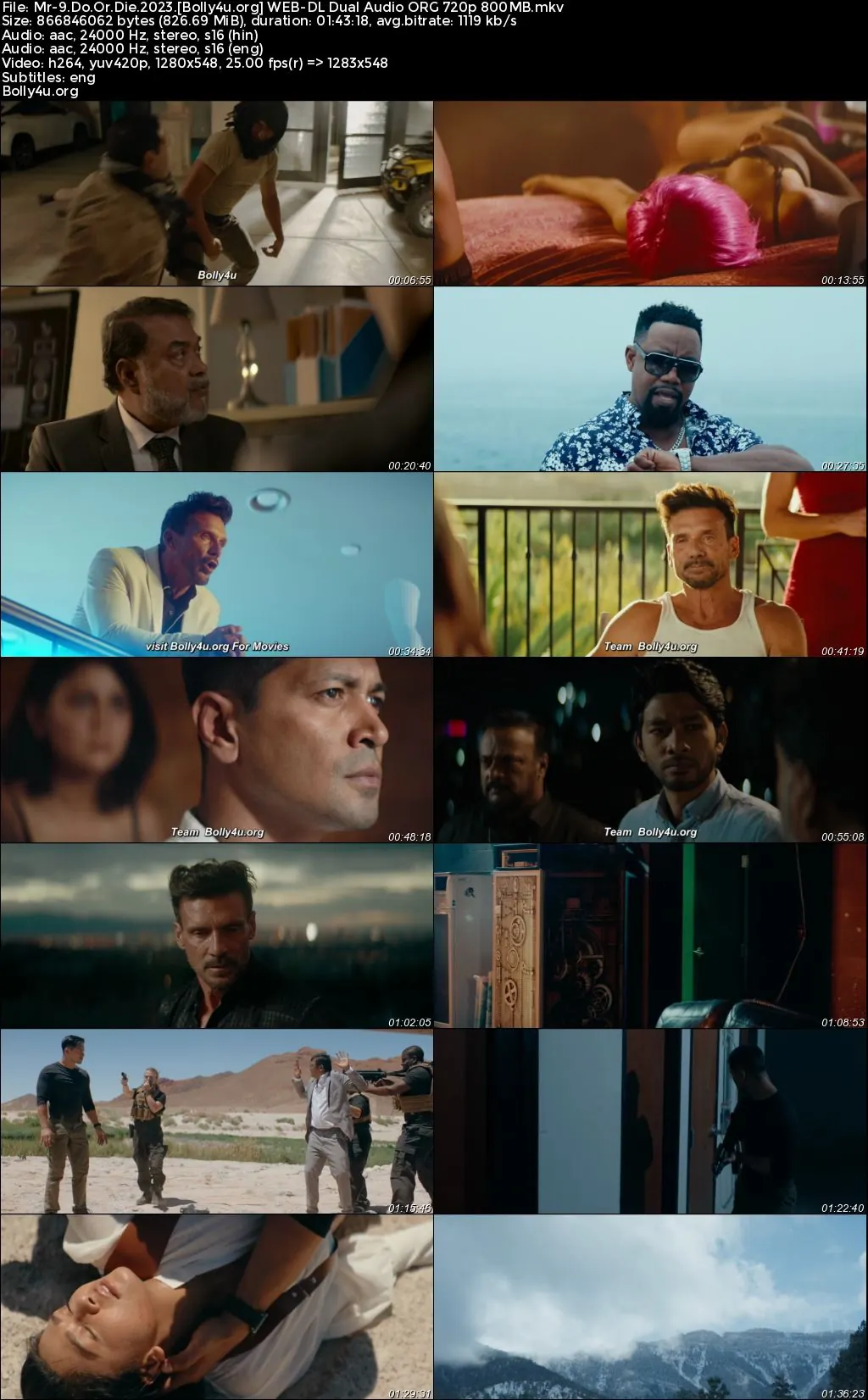 Mr-9 Do or Die 2023 WEB-DL Hindi Dual Audio ORG Full Movie Download 1080p  720p  480p