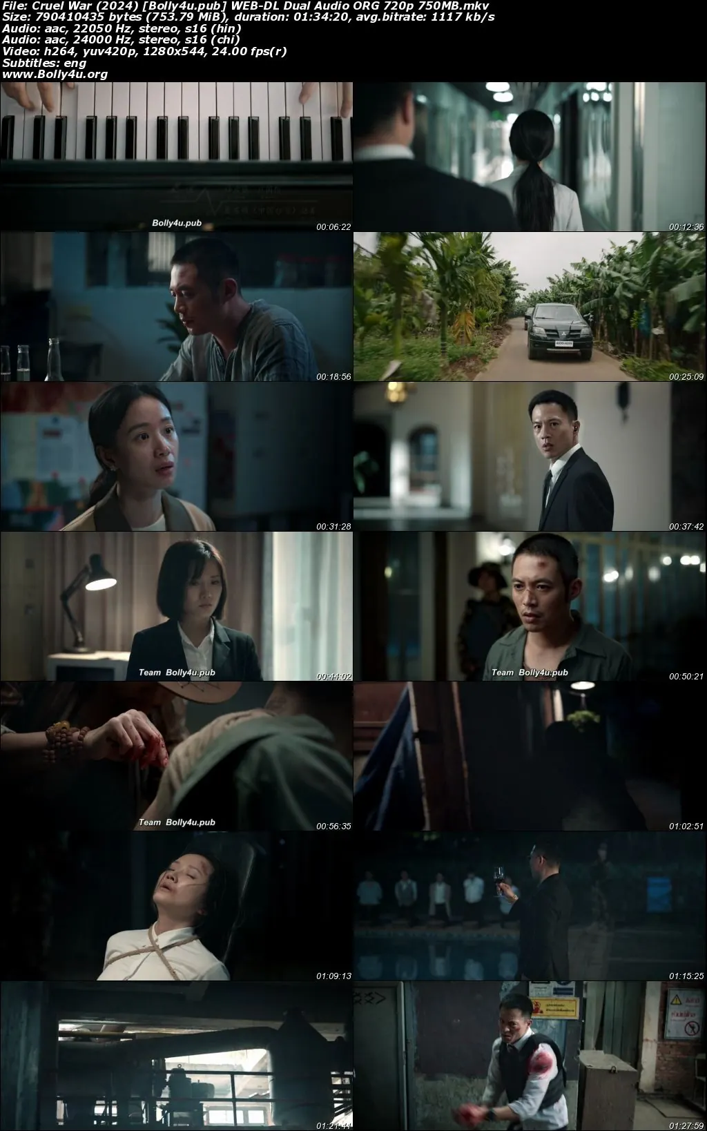 Cruel War 2024 WEB-DL Hindi Dual Audio ORG Full Movie Download 1080p  720p  480p
