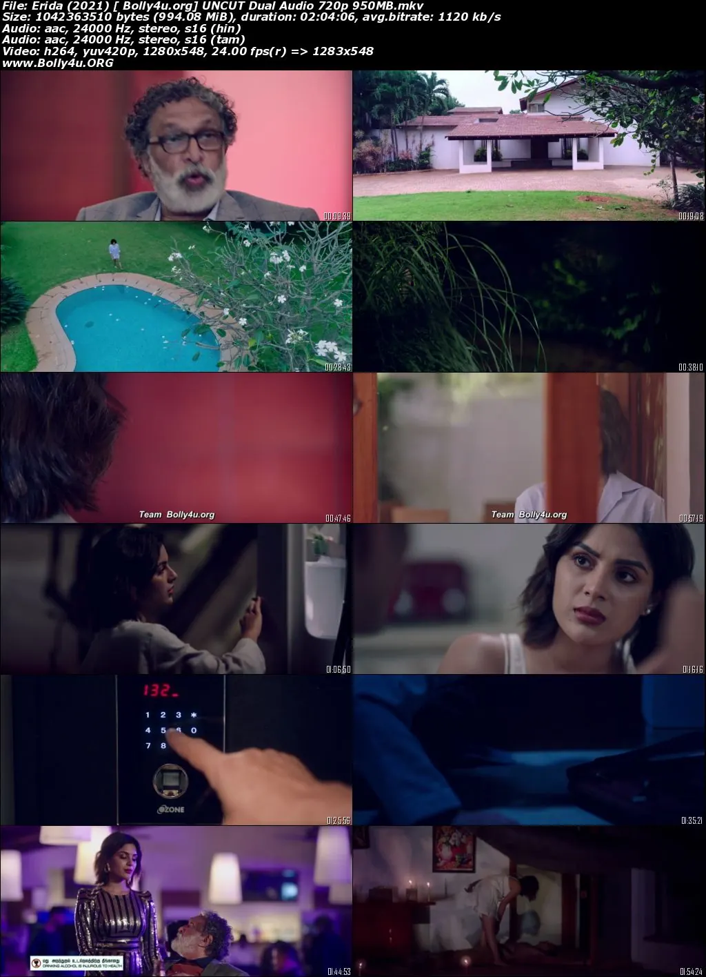 Erida 2021 WEB-DL UNCUT Hindi Dual Audio 720p 480p Download