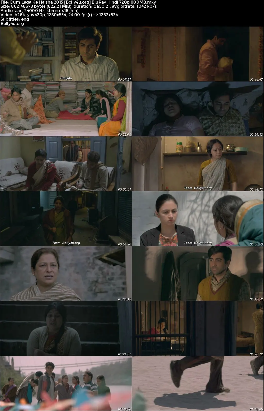 Dum Laga Ke Haisha 2015 BluRay Hindi Full Movie Download 1080p  720p  480p