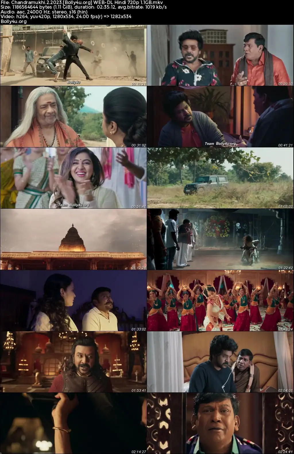 Chandramukhi 2 2023 WEB-DL Hindi Dubbed ORG Full Movie Download 1080p  720p  480p