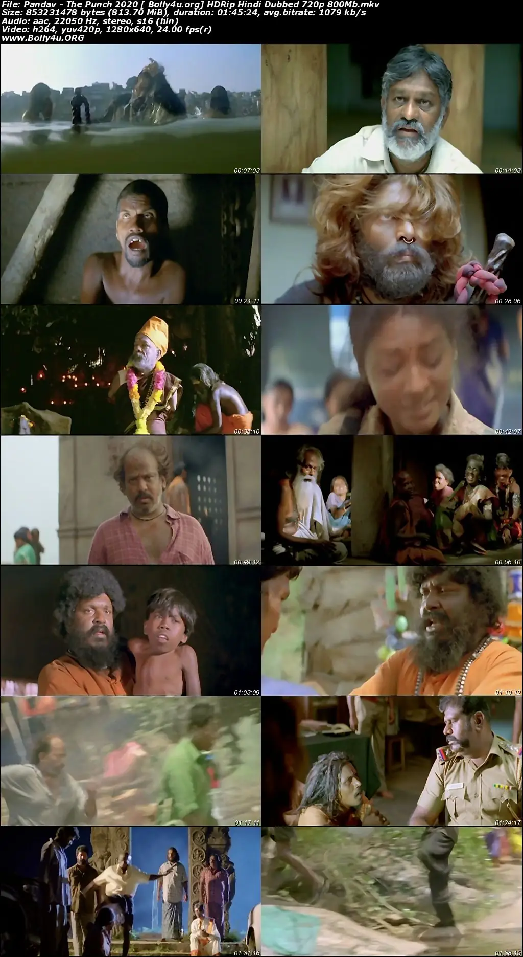 Pandav The Punch 2020 HDRip 800Mb Hindi Dubbed 720p Download