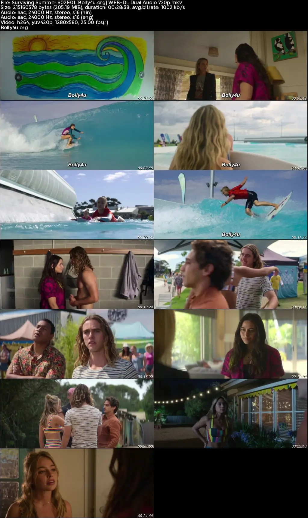 Surviving Summer 2023 WEB-DL Hindi Dual Audio ORG S02 Complete Download 720p  480p