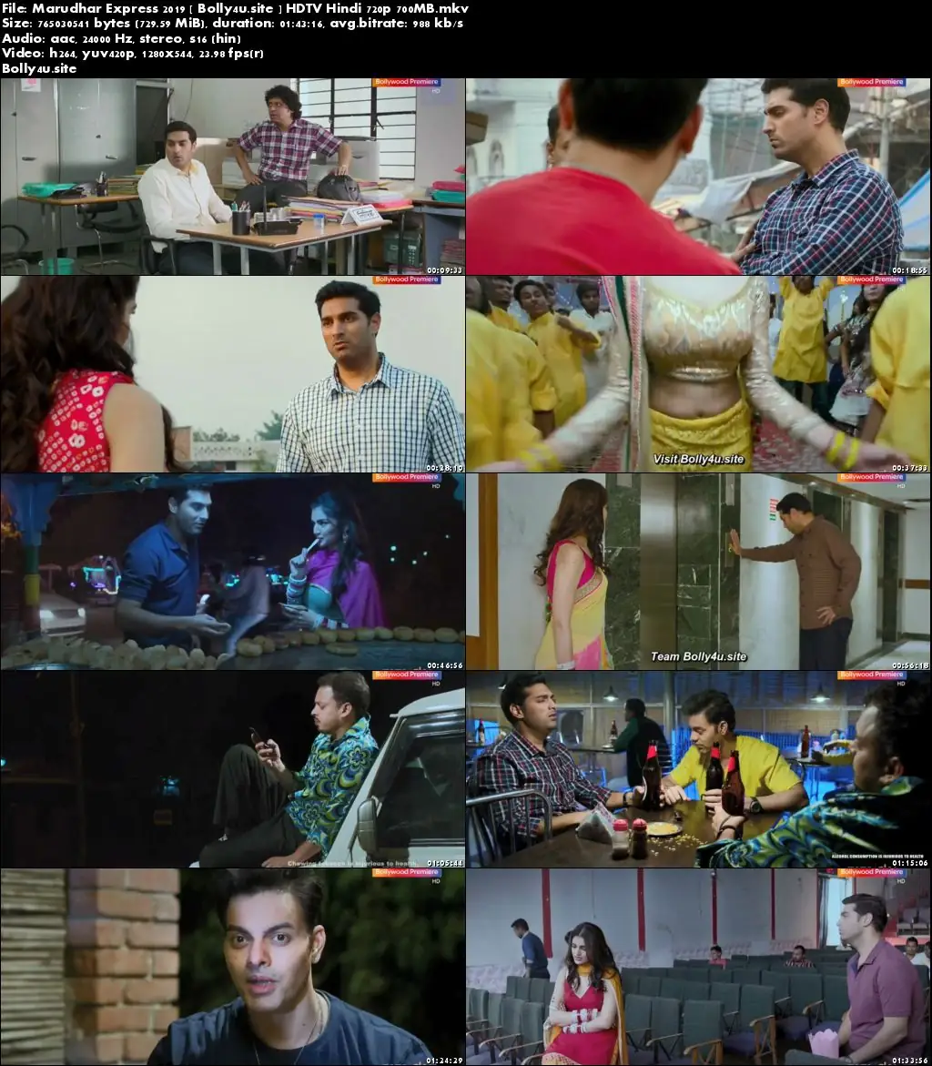 Marudhar Express 2019 HDTV 700MB Hindi 720p Download
