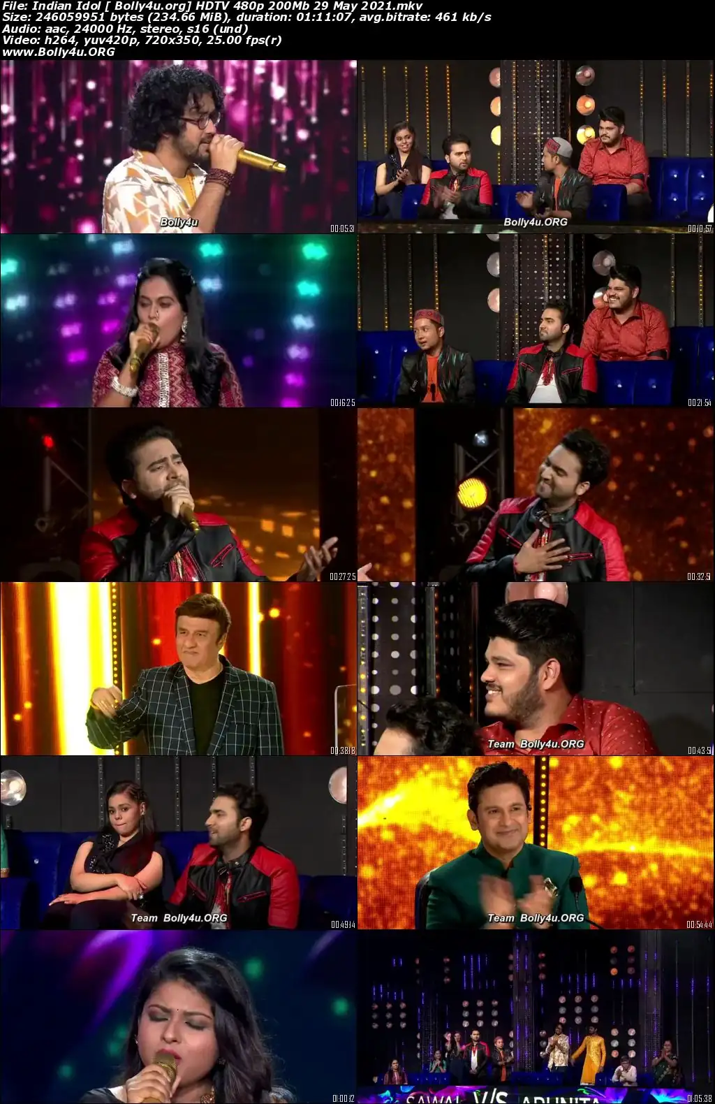 Indian Idol HDTV 480p 200Mb 29 May 2021 Download Indian Idol HDTV 480p 200Mb 29 May 2021 Download