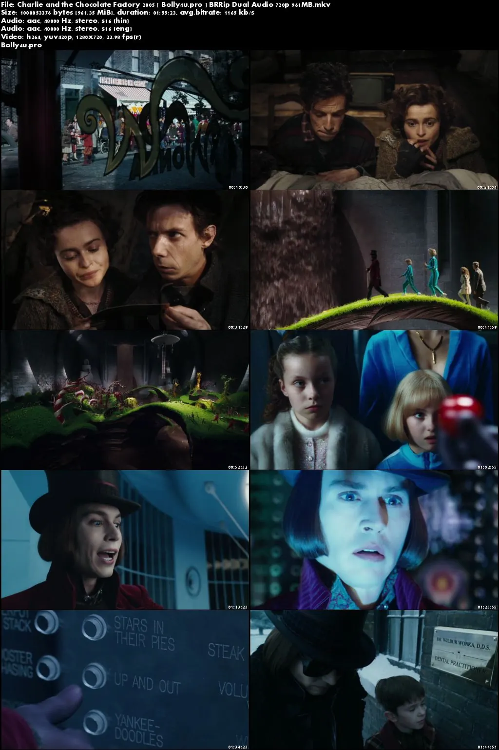 Charlie and the Chocolate Factory 2005 BluRay 950Mb Hindi Dual Audio 720p Download Charlie and the Chocolate Factory 2005 BluRay 950Mb Hindi Dual Audio 720p Download