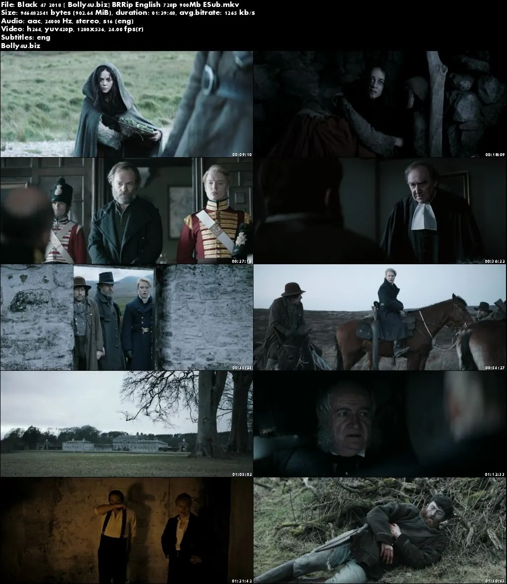 Black 47 2018 BRRip 900Mb English 720p ESub Download