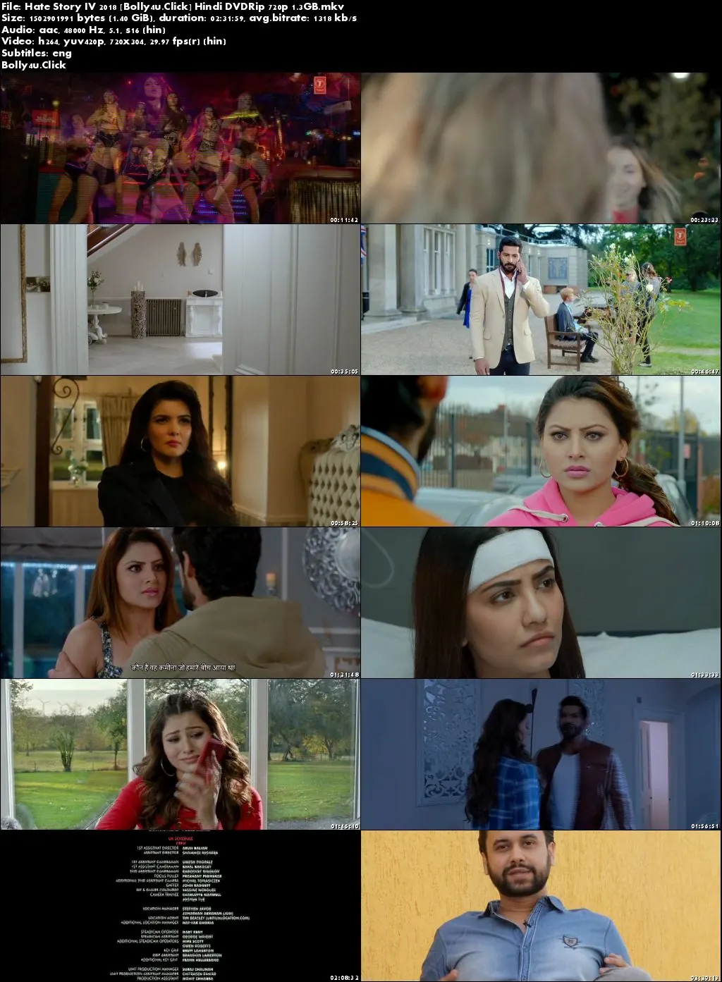 Hate Story IV 2018 DVDRip 400MB Full Hindi Movie Download 480p