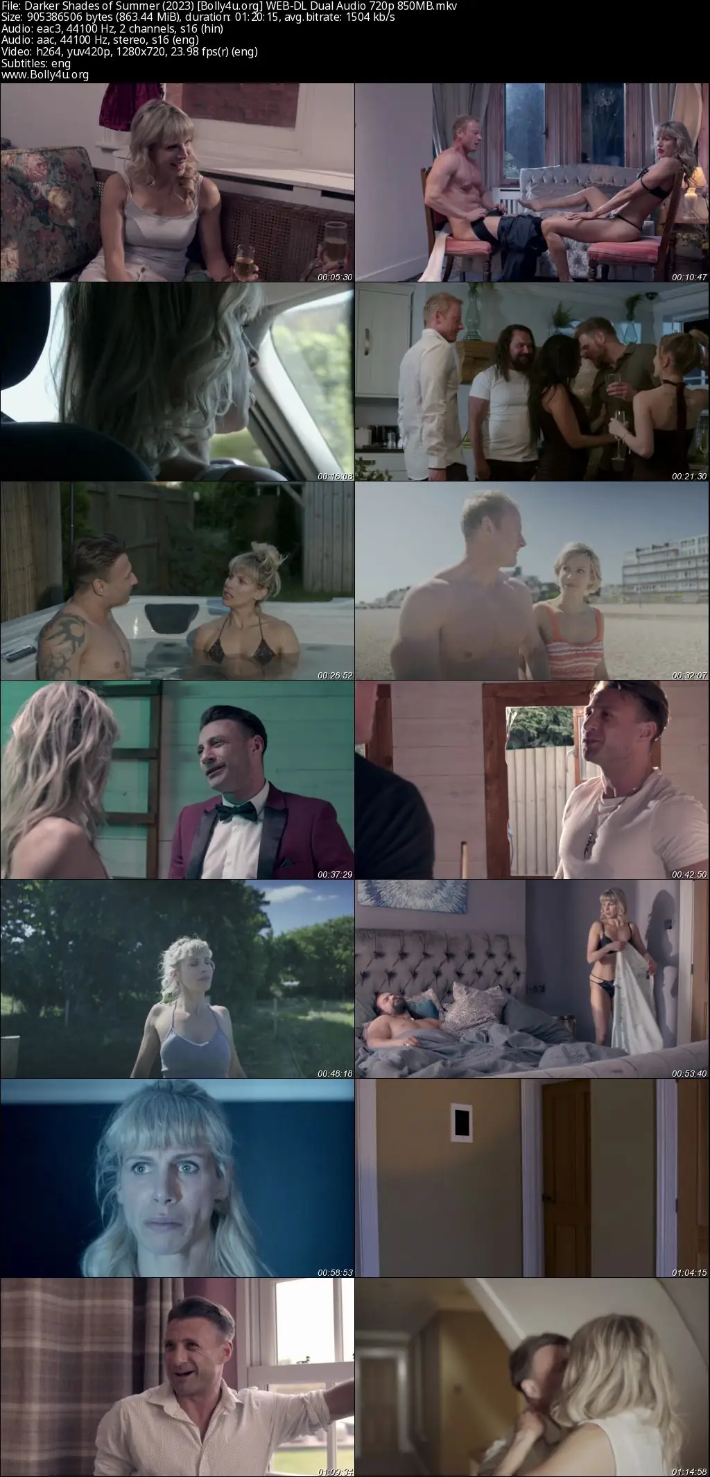 Darker Shades of Summer 2023 WEB-DL UNRATED Hindi Dual Audio Full Movie Download 720p  480p