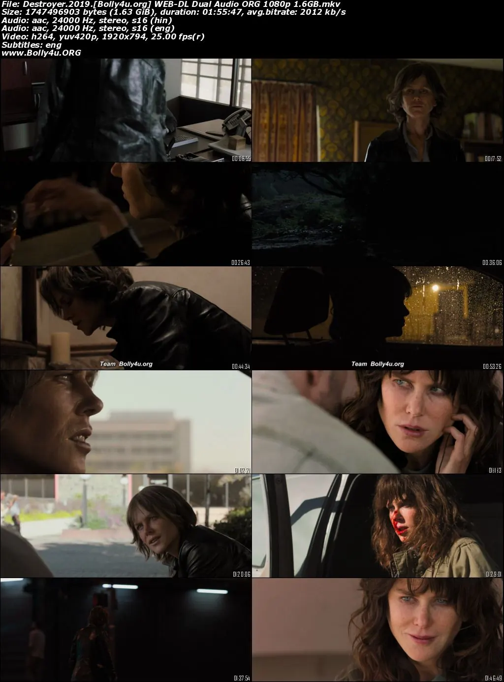 Destroyer 2019 WEB-DL Hindi Dual Audio ORG Full Movie Download 1080p  720p  480p
