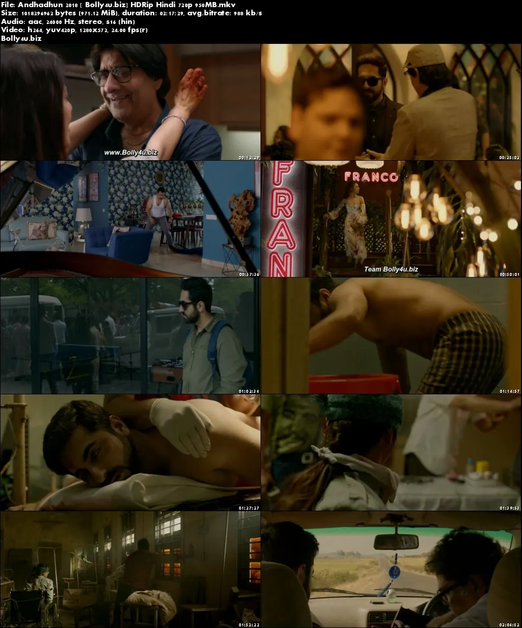 Andhadhun 2018 HDRip 950MB Full Hindi Movie Download 720p Andhadhun 2018 HDRip 950MB Full Hindi Movie Download 720p