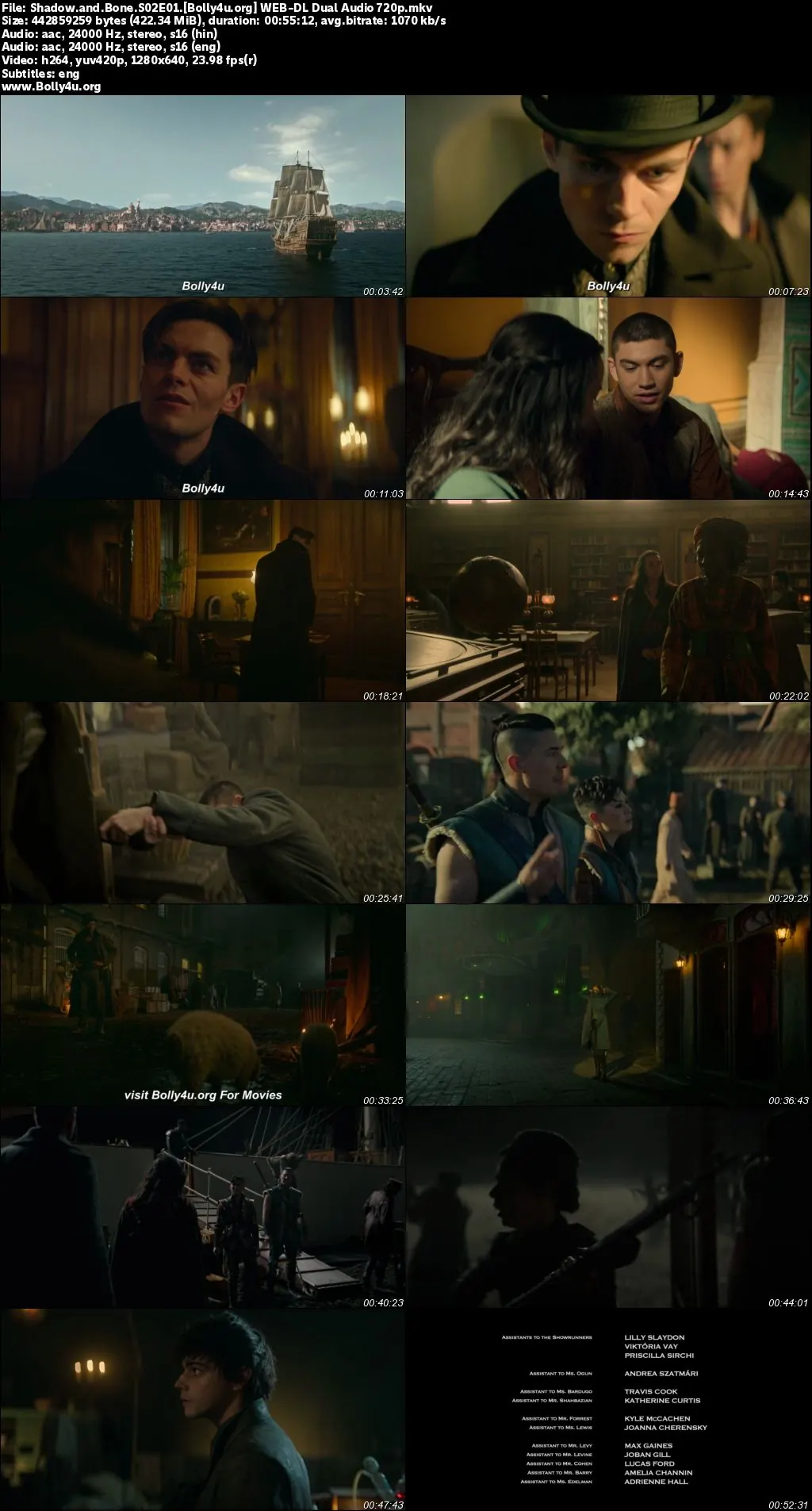 Shadow and Bone 2023 WEB-DL Hindi Dual Audio ORG S02 Complete Download 720p  480p