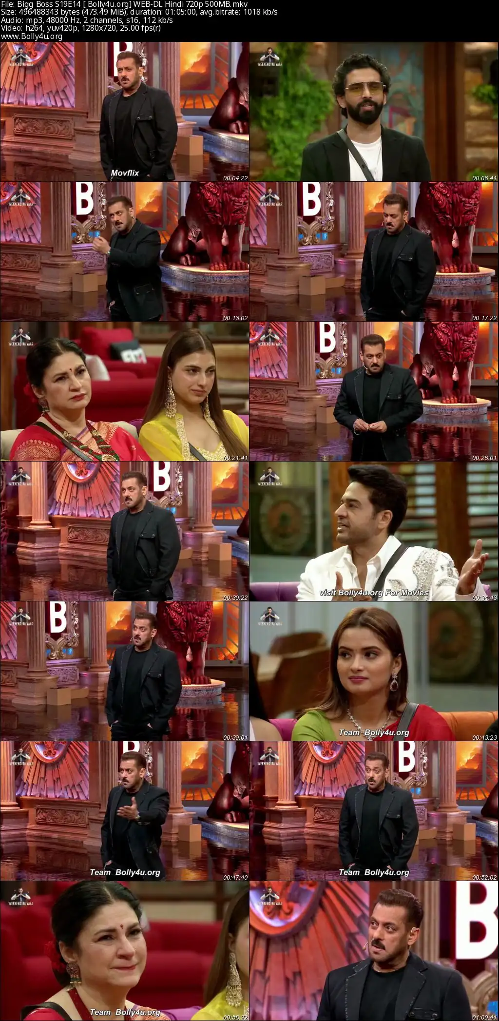 Bigg Boss 2025 WEB-DL Hindi S19EP14 Download 720p  480p