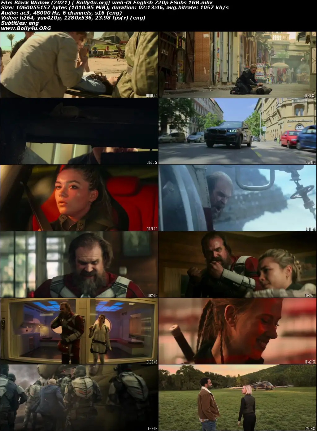Black Widow 2021 WEB-DL 1GB English 720p ESub Download