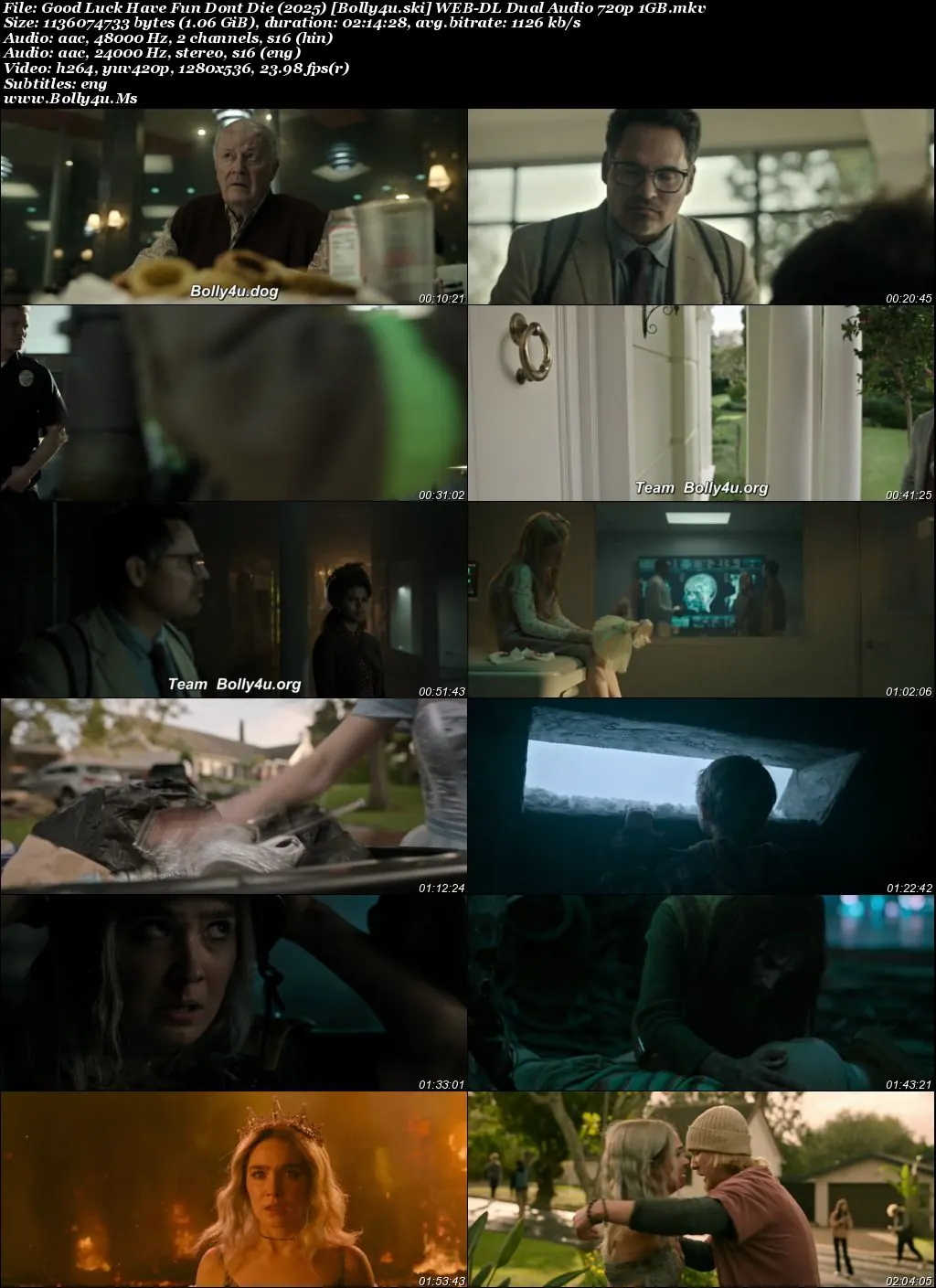 Good Luck Have Fun Dont Die 2025 WEB-DL Hindi Dual Audio ORG Full Movie Download 1080p  720p  480p