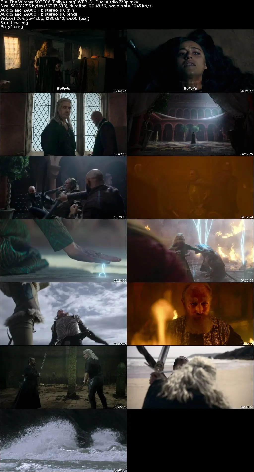 The Witcher 2023 WEB-DL Hindi Dual Audio ORG S03 Part 02 Complete Download 720p  480p