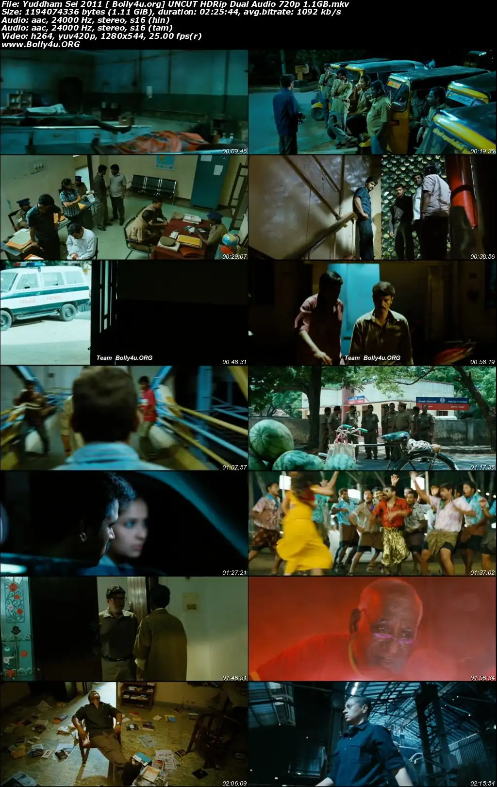 Yuddham Sei 2011 HDRip 450MB UNCUT Hindi Dual Audio 480p Download