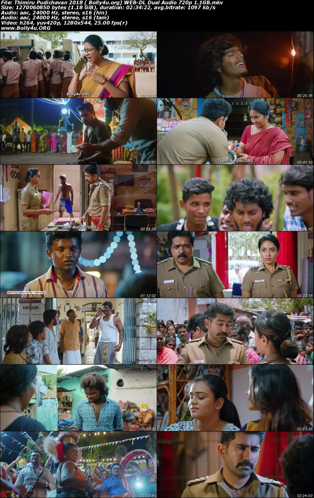 Thimiru Pudichavan 2018 WEB-DL 1.1Gb Hindi Dual Audio 720p Download