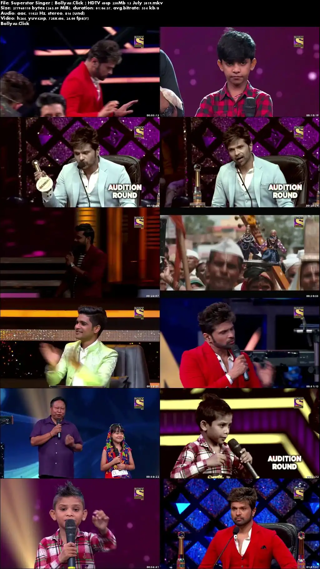 Superstar Singer HDTV 480p 250Mb 13 July 2019 Download