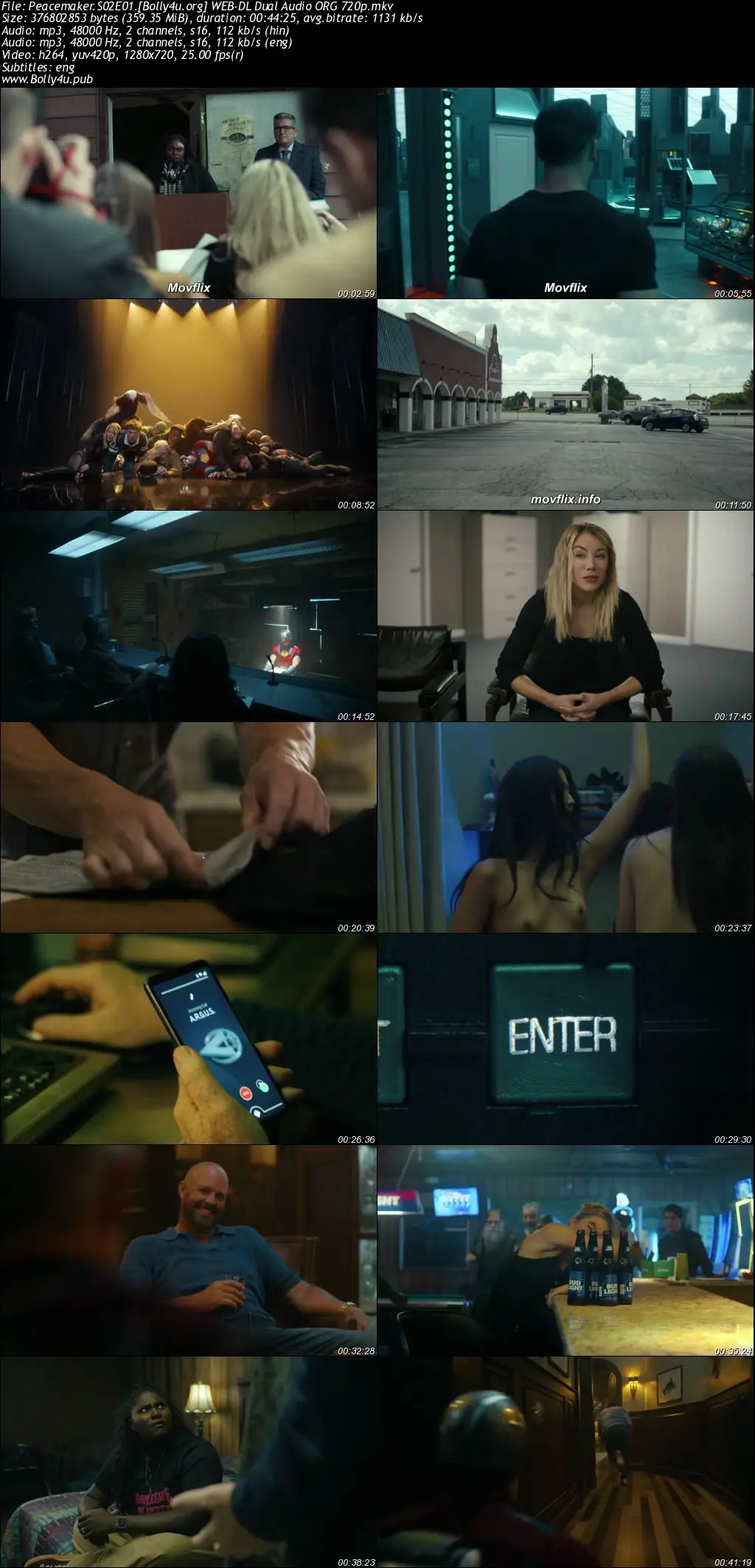 Peacemaker 2025 WEB-DL Hindi Dual Audio ORG S02 Complete Download 720p  480p