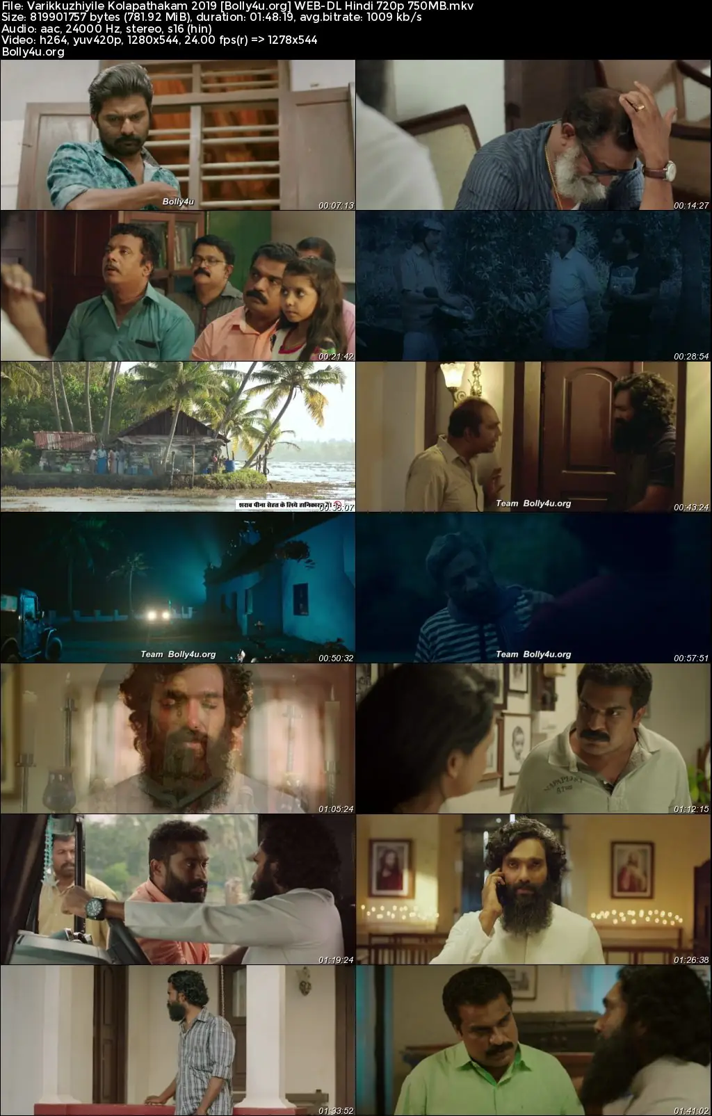 Varikkuzhiyile Kolapathakam 2019 WEB-DL Hindi Dubbed ORG Full Movie Download 1080p  720p  480p