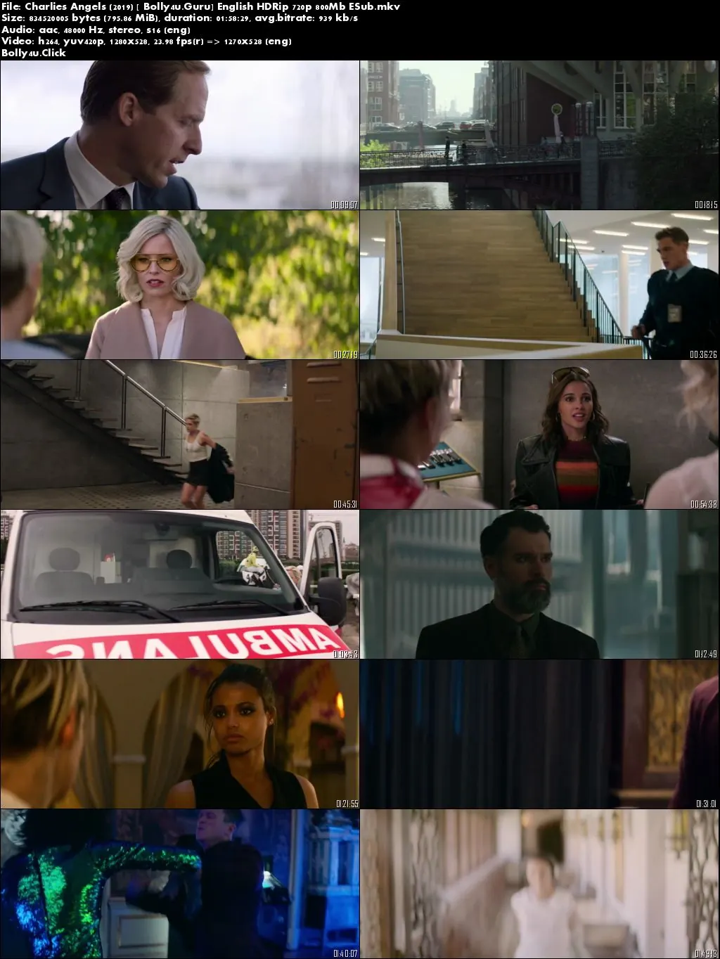 Charlies Angels 2019 HDRip 300Mb English 480p ESub Download Charlies Angels 2019 HDRip 300Mb English 480p ESub Download