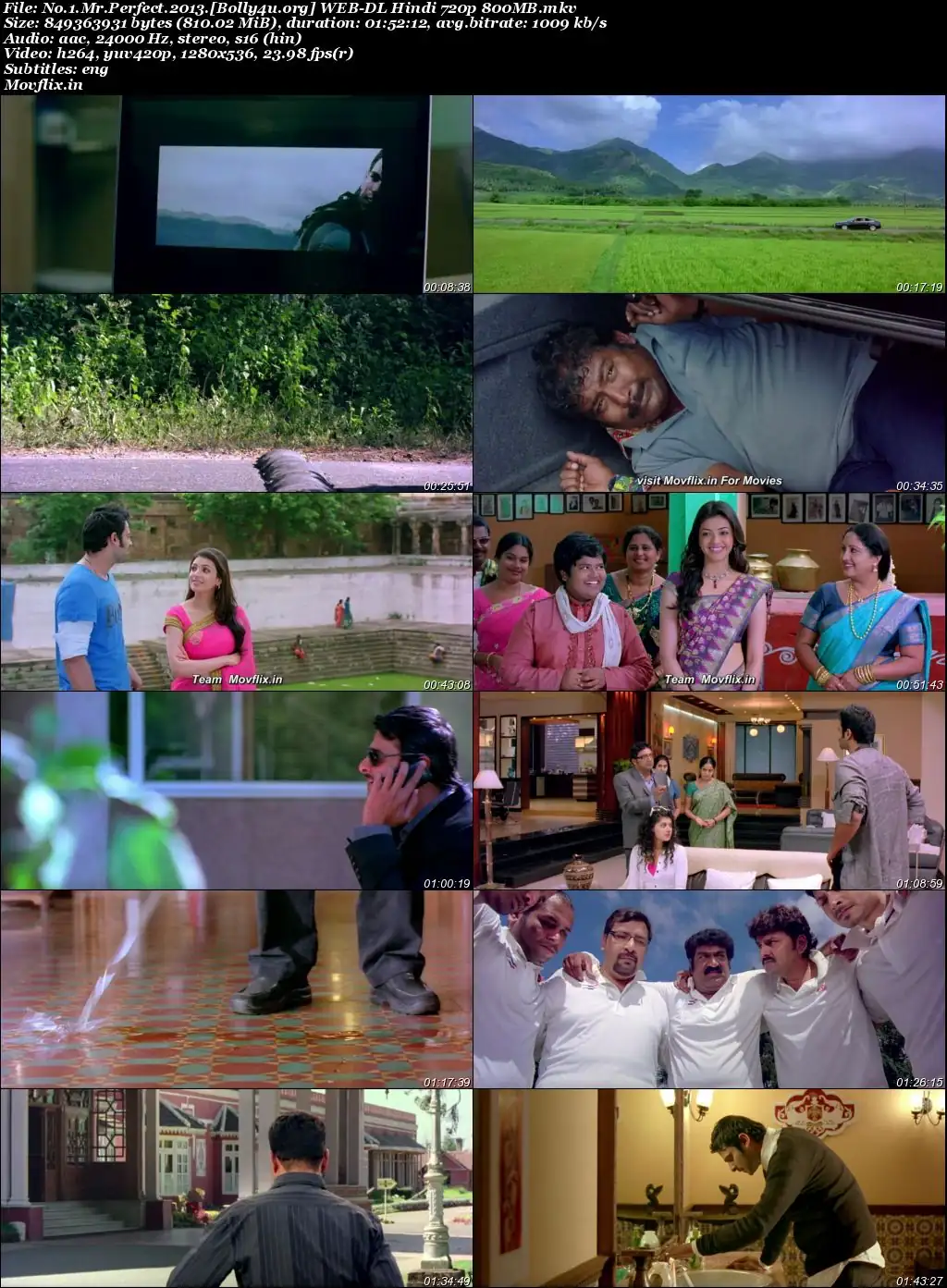 No 1 Mr Perfect 2013 WEB-DL Hindi Dubbed ORG Full Movie Download 1080p  720p  480p