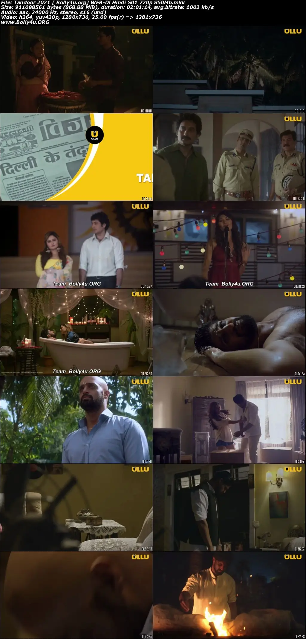 Tandoor 2021 WEB-DL 850MB Hindi S01 ULLU 720p Download