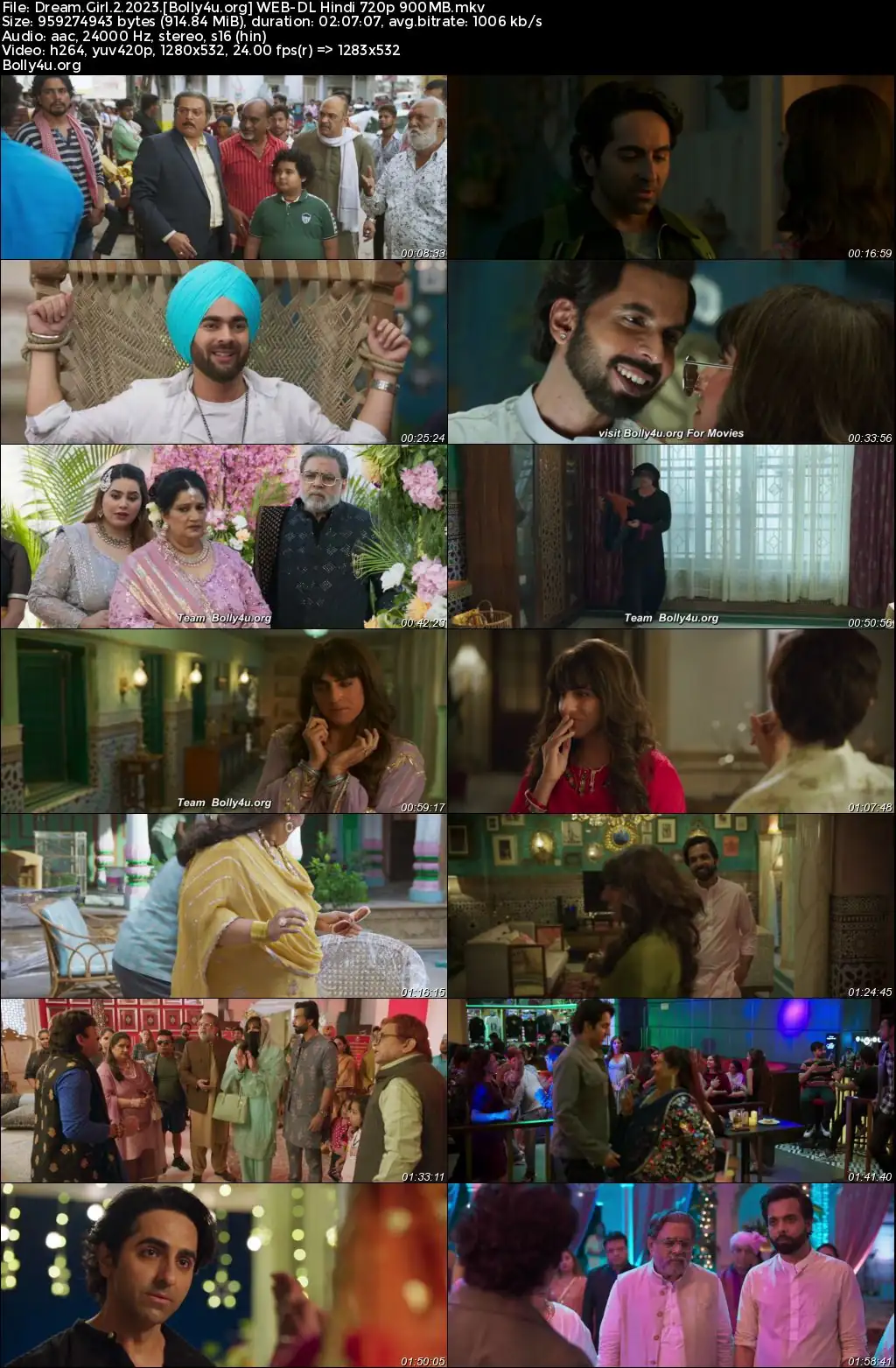 Dream Girl 2 2023 WEB-DL Hindi Full Movie Download 1080p  720p  480p