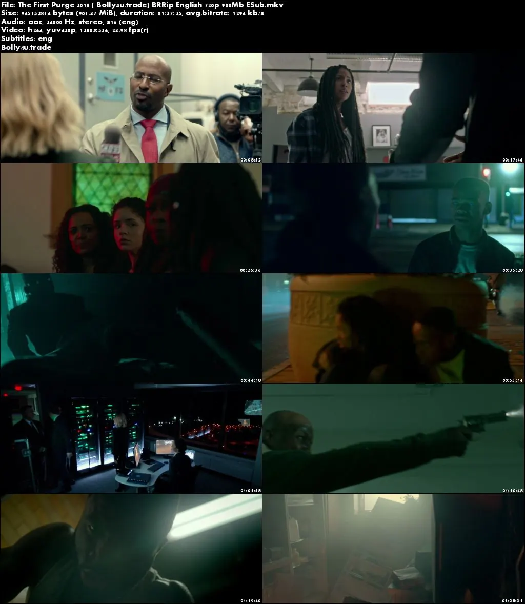 The First Purge 2018 BRRip 300MB English 480p ESub Download The First Purge 2018 BRRip 300MB English 480p ESub Download